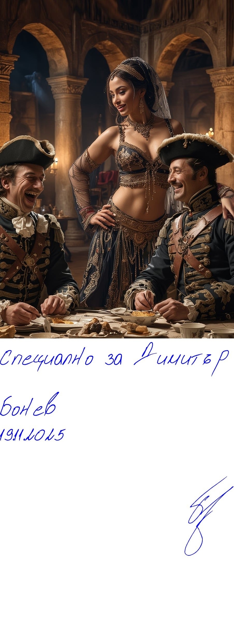 Виена 1683 - 649de157-82e9-4532-ab64-98cc985899f1 - Подписана илюстрация за Димитър Бонев