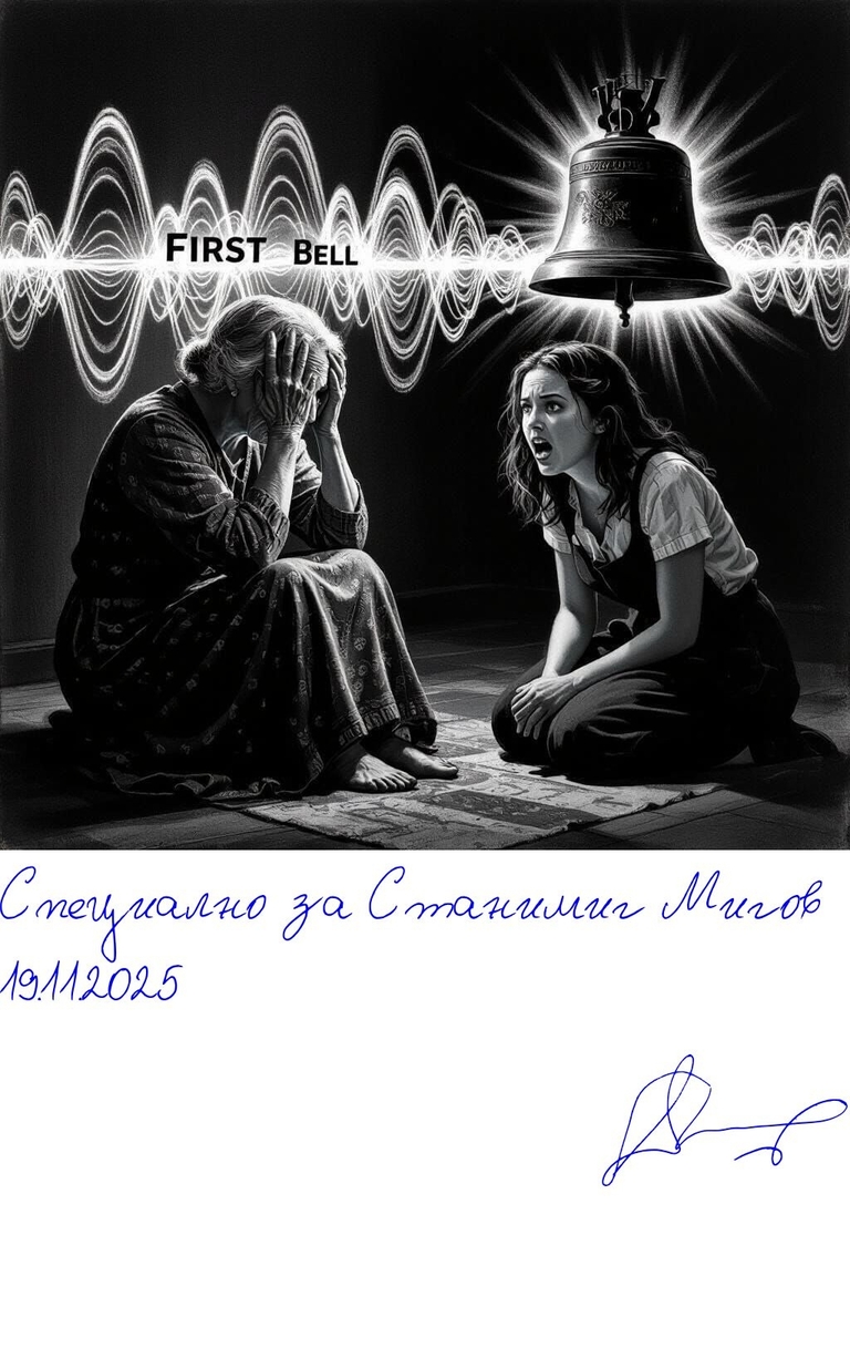 Вранина – Проклятието на булката - Последният звън - Илюстр.1 - Подписана илюстрация за Станимир Миров