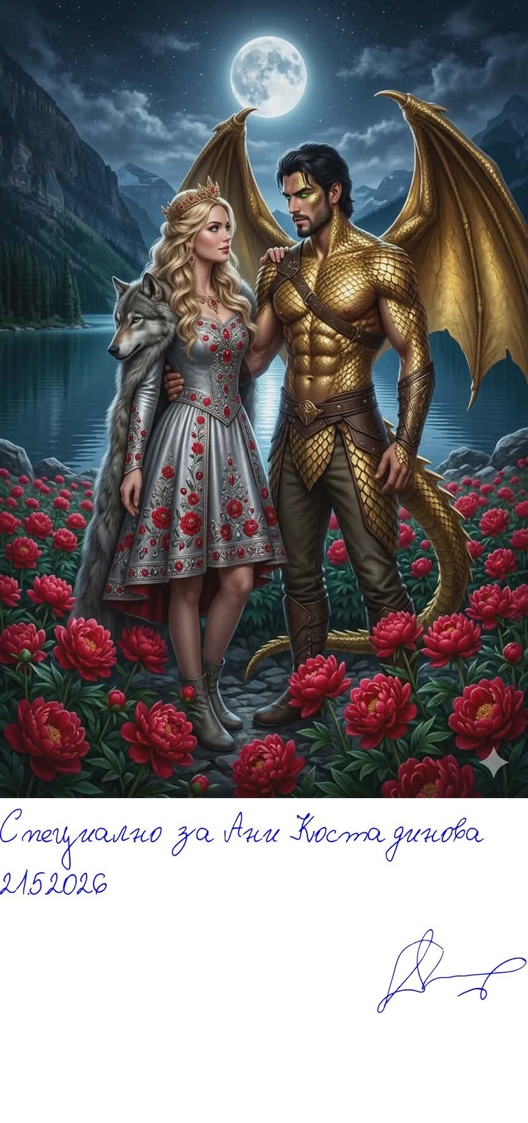 Загбет - Знакът на залеза - image-1713719819767851 - Подписана илюстрация за Специално за Ани Костадинова