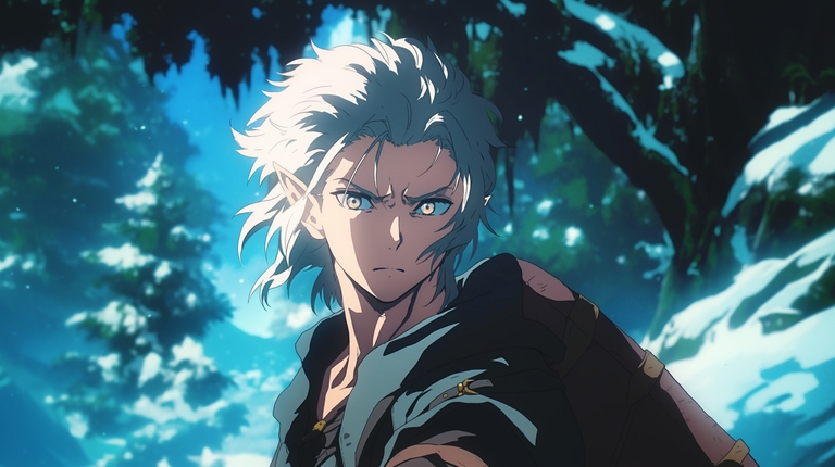 Задругата на воина - Зората на боговете - b.r.grey_Young_athletic_warrior_with_white-like-snow_hair_golde_f2f99eac-b563-499e-adb7-a1eb1dc1760c