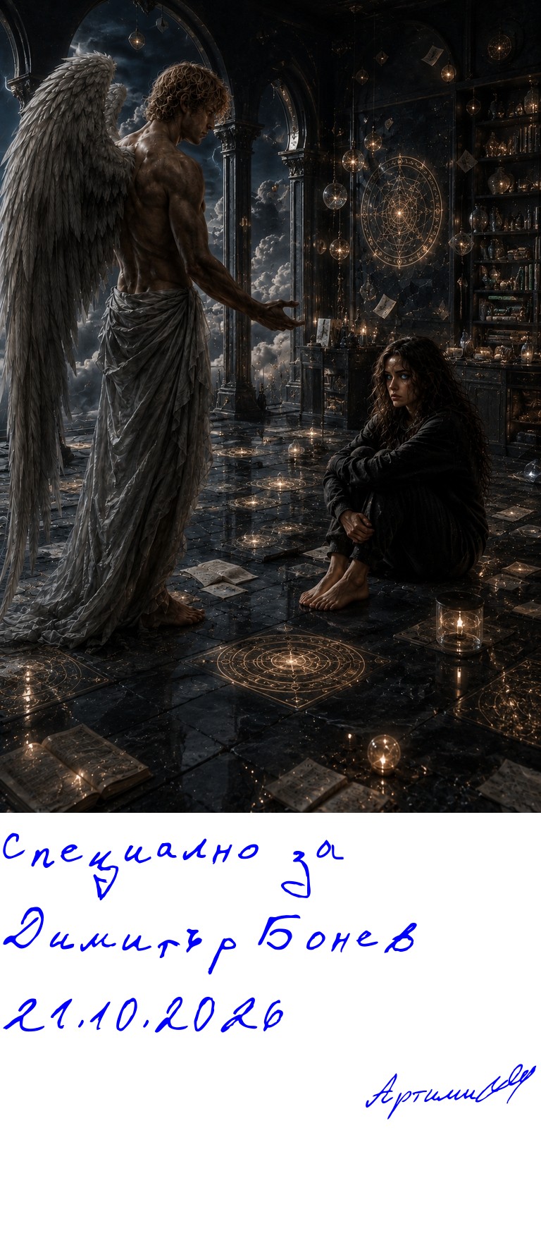 Колекция „Изоставена“ – Изоставена – Подписана илюстрация за Специално за Димитър Бонев