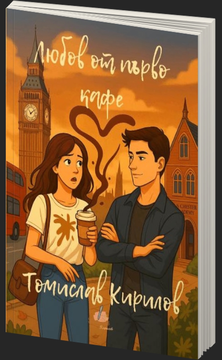 Любов от първо кафе - предна корица