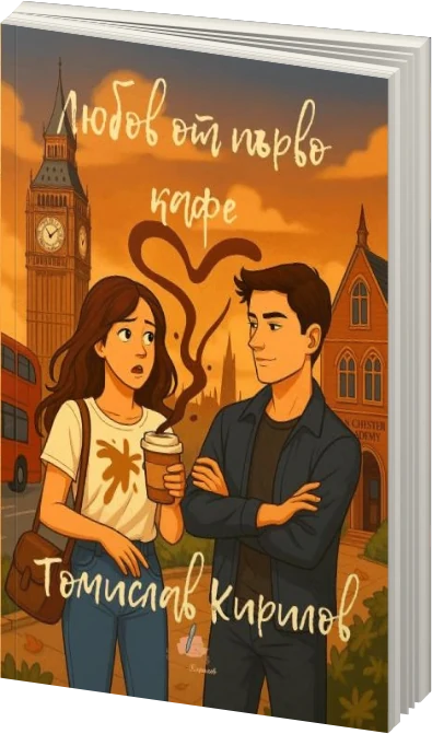 Любов от първо кафе - предна корица