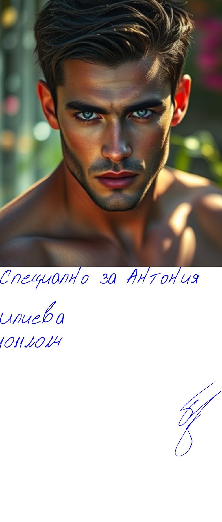 Неопитомена - b841a414-6e7f-4b7c-8ea2-2bf9816b6a98 - Подписана илюстрация за Антония Илиева