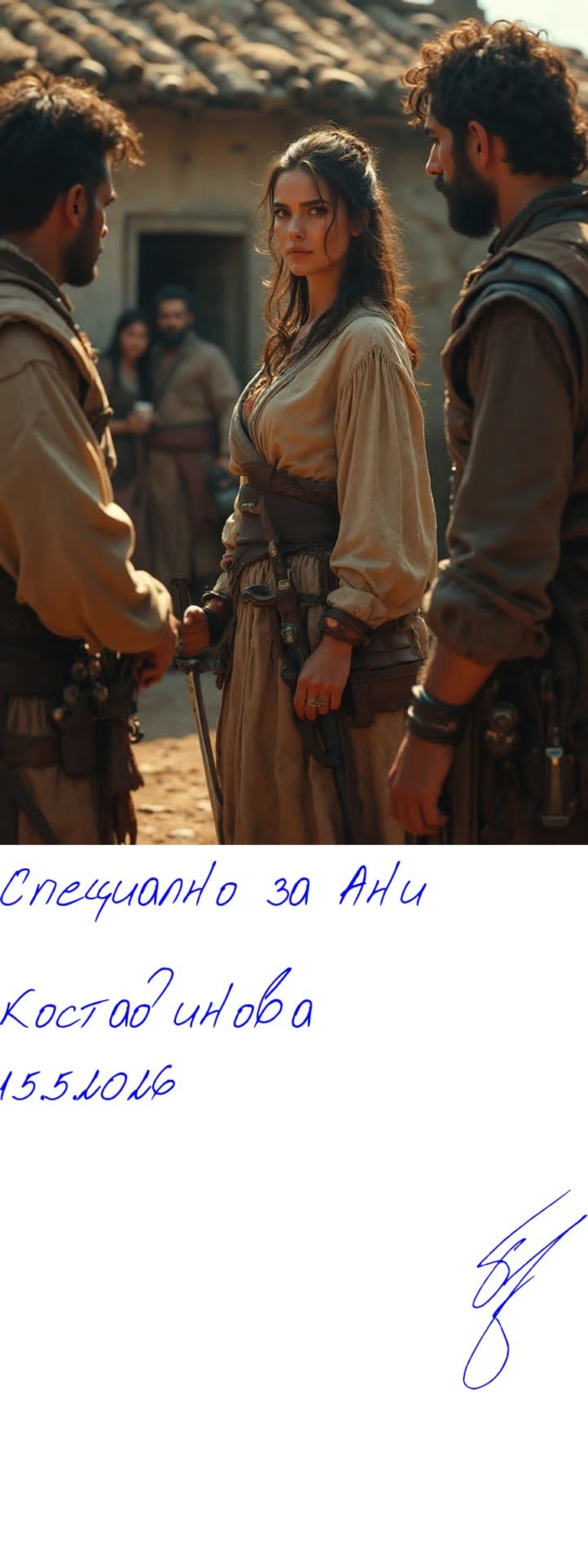 Хайдути - beac9d2d-65a0-49d2-82b2-26f7eb525e79 - Подписана илюстрация за Специално за Ани Костадинова
