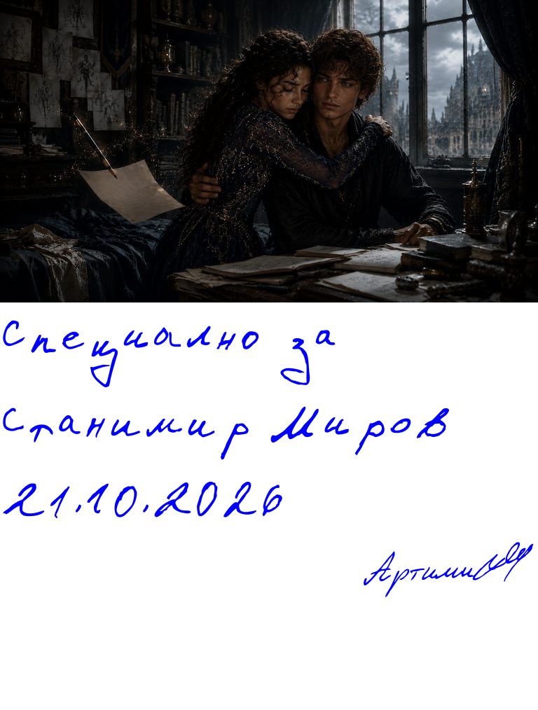 Колекция „Изоставена“ – Човекът вътре в звяра – Подписана илюстрация за Специално за Станимир Миров